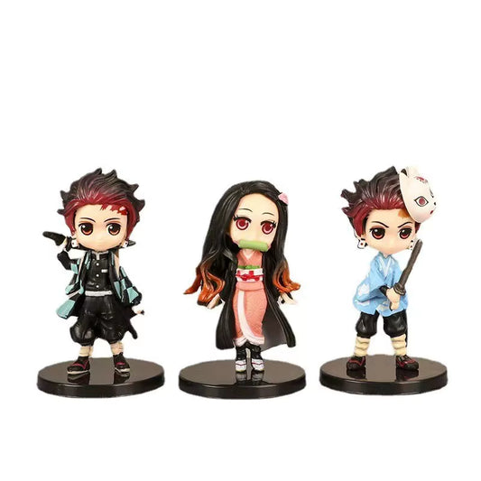 Set 6 figurines Demon Slayer 6 cm – Mini Collection