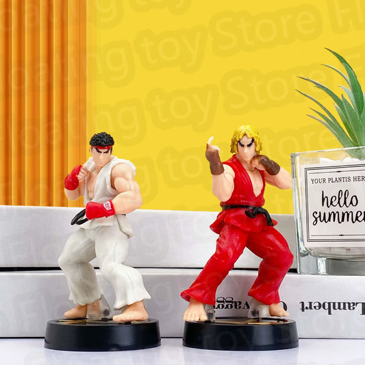 Lot de 2 Figurines Street Fighter – Ryu & Ken