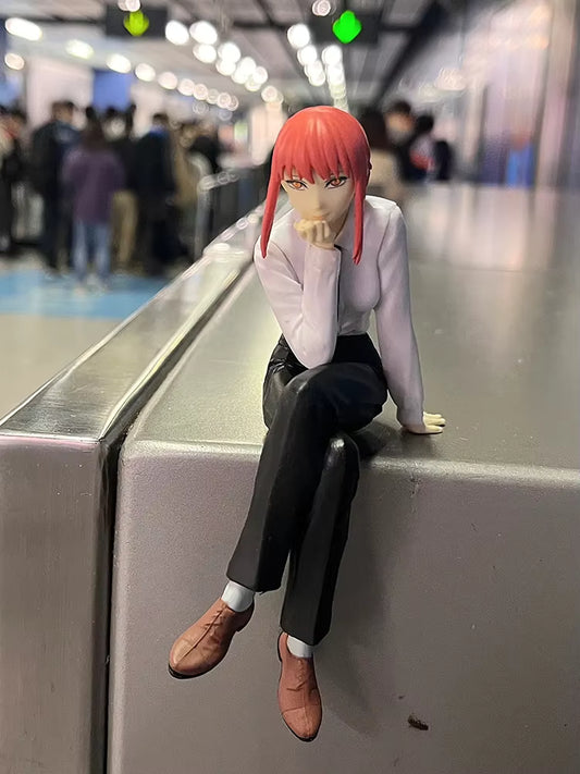 Figurine Makima 14cm – Chainsaw Man - Pose Assise