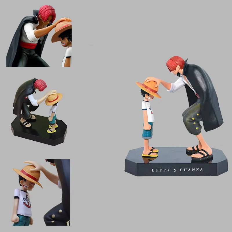 Figurine Luffy & Shanks  – One Piece