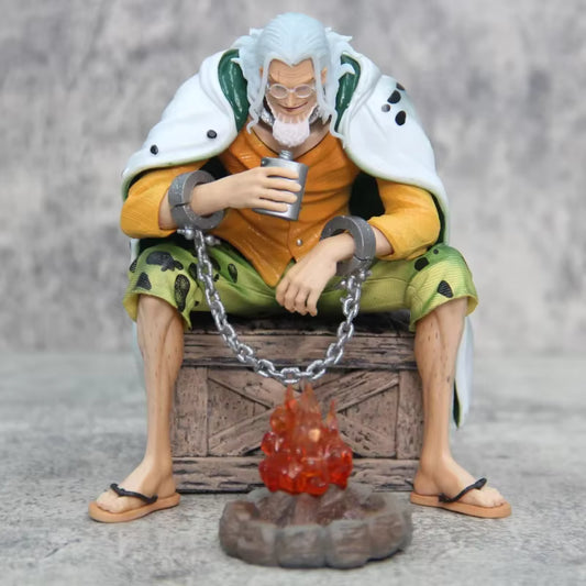 Figurine One Piece - Silvers Rayleigh au Feu de Camp LED 15cm