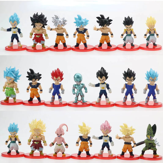 Set 21 figurines Dragon Ball 5 cm – Tous les personnages principaux