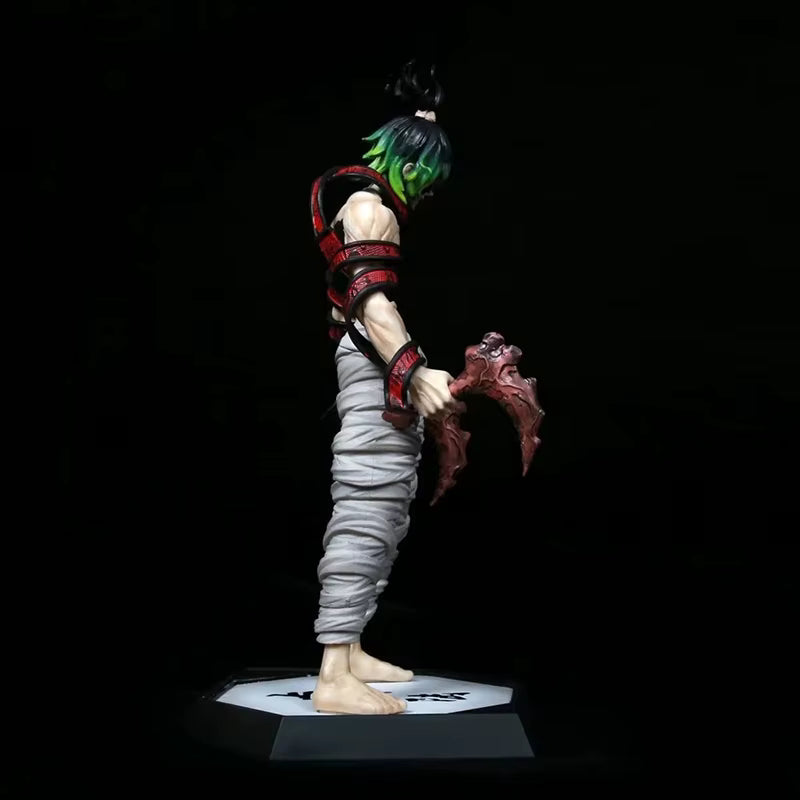 Figurine Gyutaro 30 cm – Regard menaçant – Premium Demon Slayer