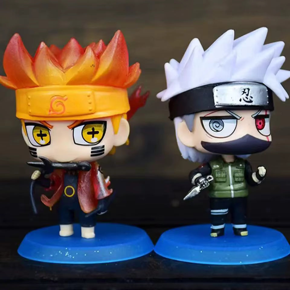 Set 6 figurines Chibi Naruto 5–7 cm – Premium Collection