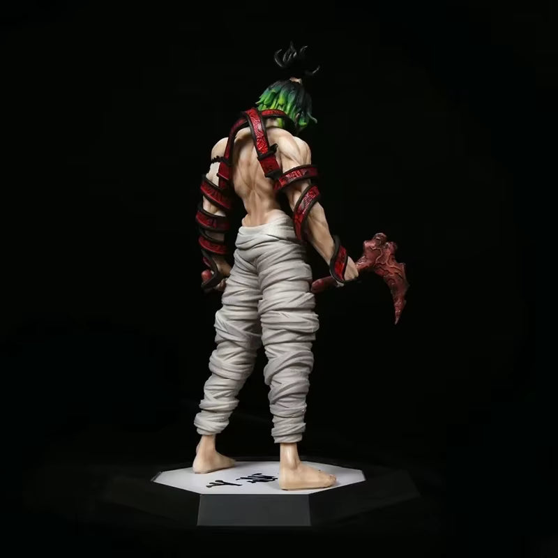 Figurine Gyutaro 30 cm – Regard menaçant – Premium Demon Slayer