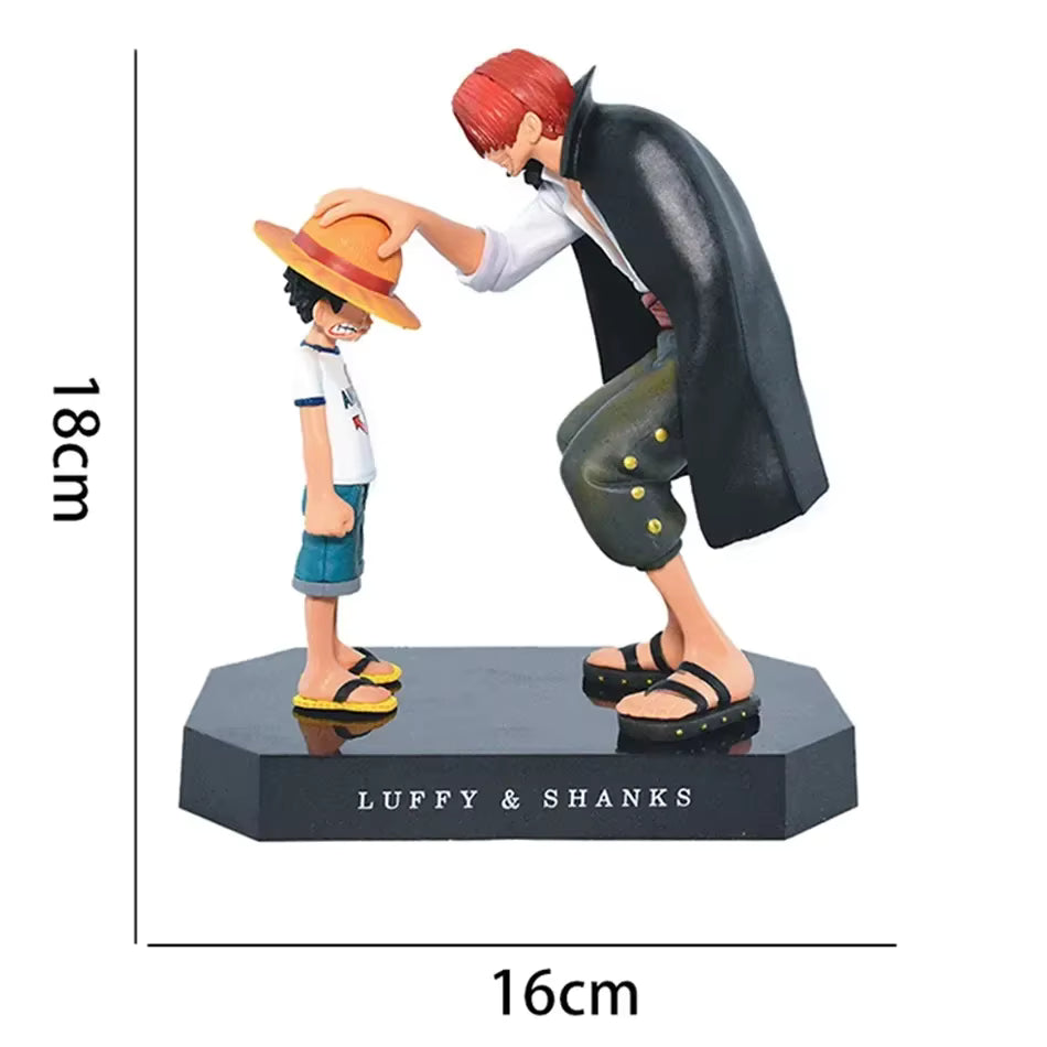 Figurine Luffy & Shanks  – One Piece
