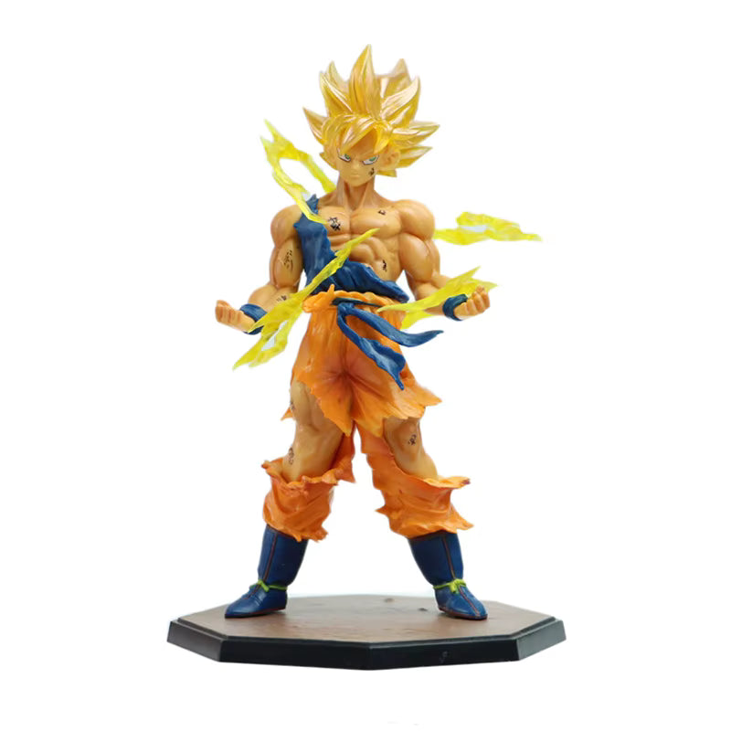 Figurine Son Goku Super Saiyan 15 cm – Éclairs et Éraflures – Premium Dragon Ball