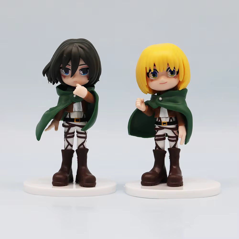 Lot de 6 Figurines Attack on Titan – Personnages Iconiques