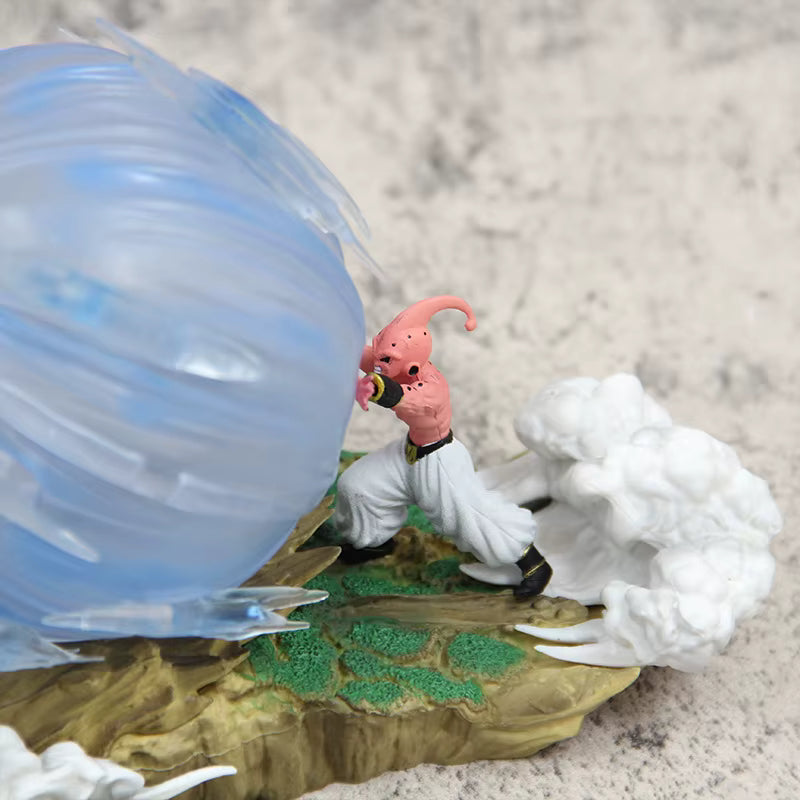 Figurine Goku vs Boo LED – Dragon Ball Z – 21 cm