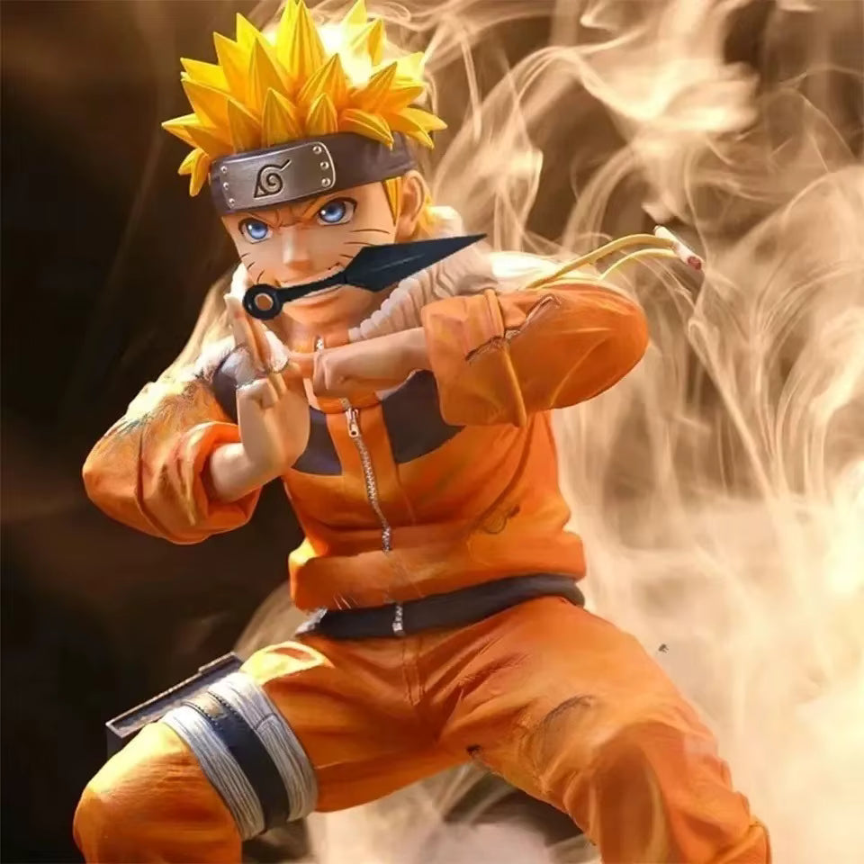 Figurine Naruto 18 cm – Mudra & Shuriken | Édition Premium
