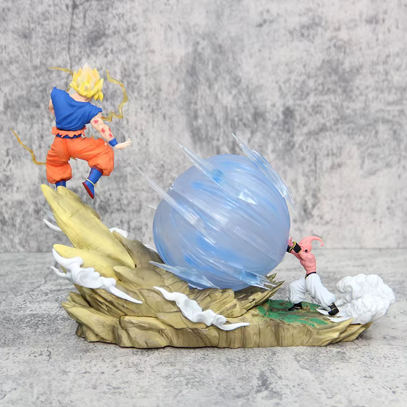 Figurine Goku vs Boo LED – Dragon Ball Z – 21 cm