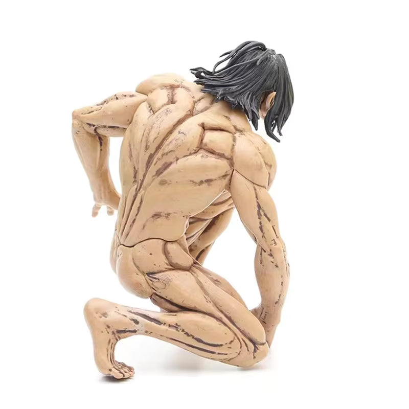 Figurine Eren Titan Assaillant – Édition Premium 14 cm