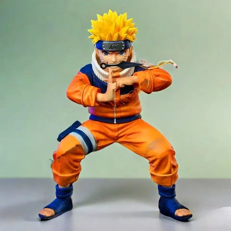 Figurine Naruto 18 cm – Mudra & Shuriken | Édition Premium