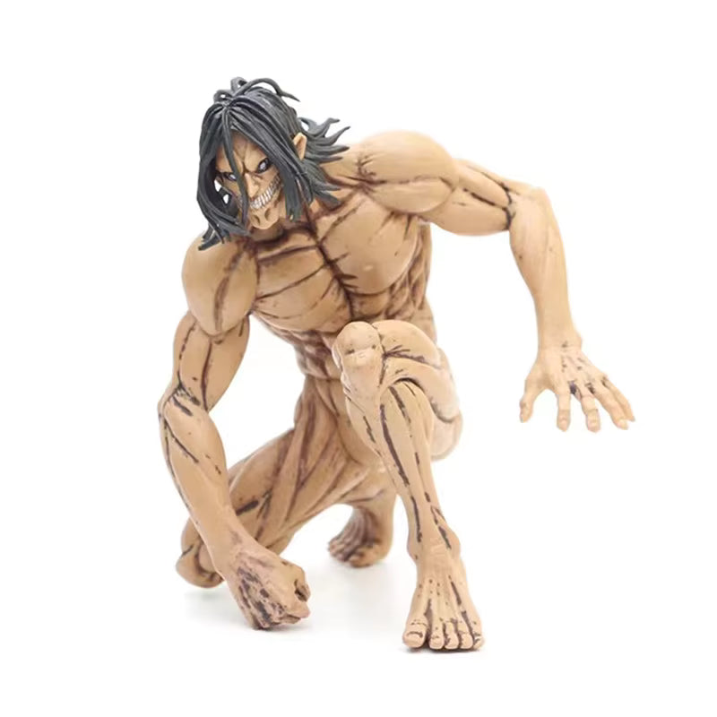 Figurine Eren Titan Assaillant – Édition Premium 14 cm